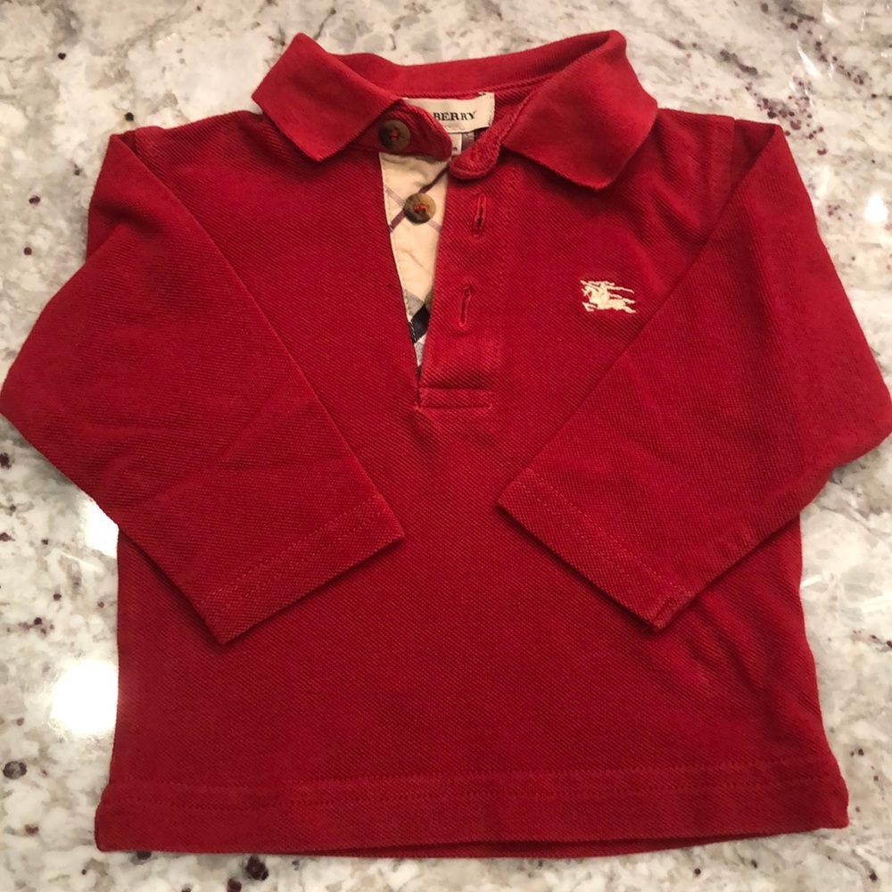 Boys long sleeve polo